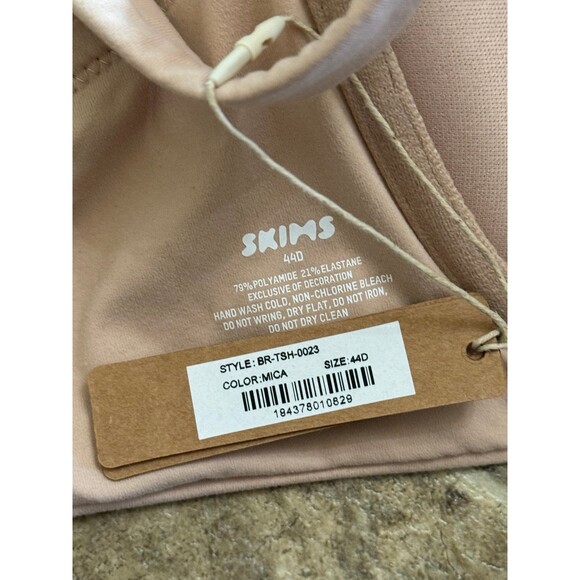 Skims Fits Everybody T-shirt Demi Bra Mica Size 44D - Picture 8 of 8